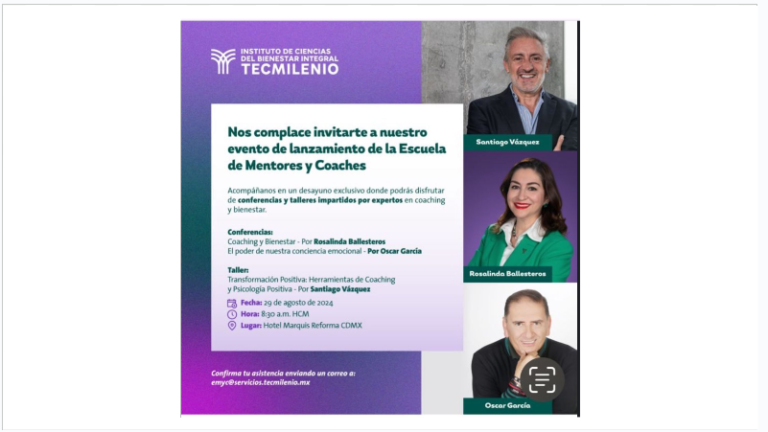 Lee más sobre el artículo Escuela de mentores y coaches Universidad Tecmilenio